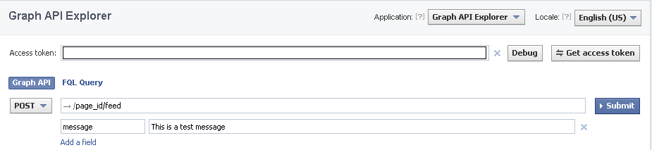 Facebook Graph API Explorer