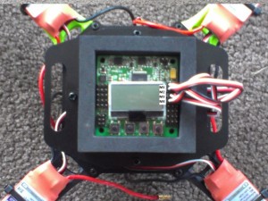 Flight Controller attached to the Quadcopter